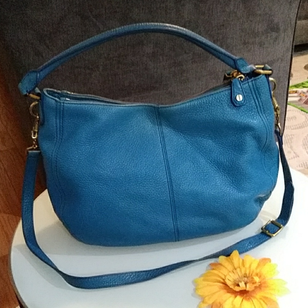 J Crew Leather Hobo Bag